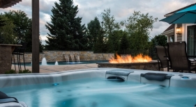 Pool and Spa with Fire Pit